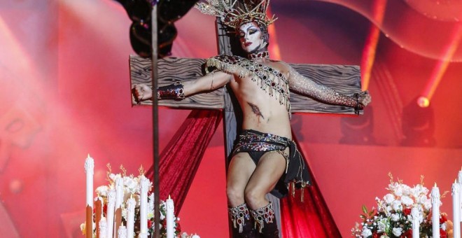 - Drag Sethlas ha ganado la Gala Drag del Carnaval de Las Palmas de Gran Canaria. (Elvira Urquijo / EFE)