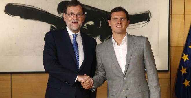 Mariano Rajoy y Albert Rivera.