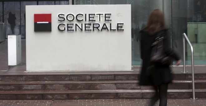 Oficina del banco francés Societé Generale. REUTERS