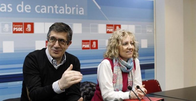 Patxi López en un acto hoy en Cantabria / EFE