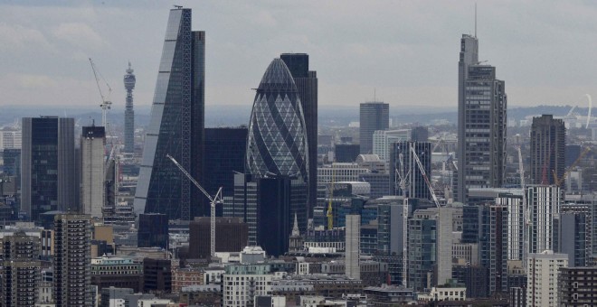 Vista del distrito financiero de Londres. REUTERS/Hannah McKay