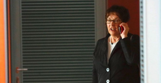 La ministra alemana de Economía, Brigitte Zypries, este miércoles en Berlín. REUTERS/Fabrizio Bensch