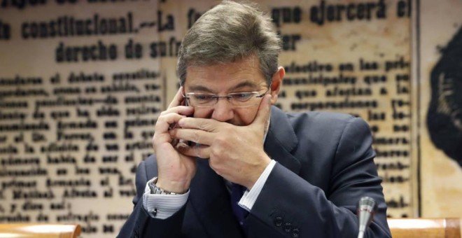 El ministro de Justicia, Rafael Catalá. EFE