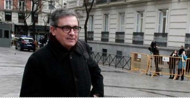 Jordi Pujol Ferrusola de camí cap a l'Audiència Nacional