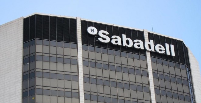 Sede del Banco Sabadell en Barcelona. E.P.