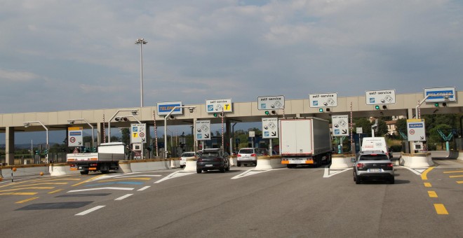 Peajes de la autopista italiana A4, controlada por Abertis.