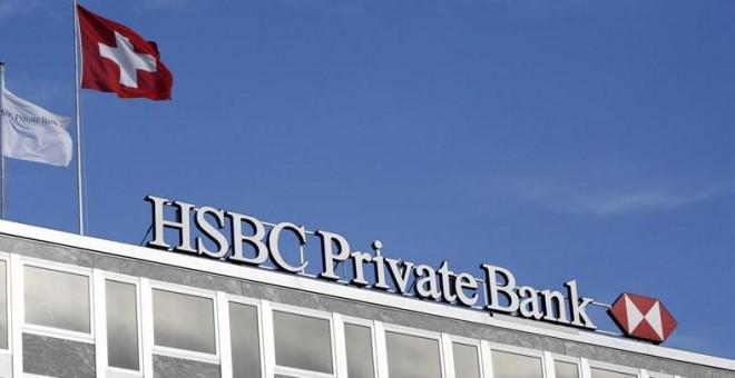 Detalle de la sede del HSBC en Suiza. REUTERS