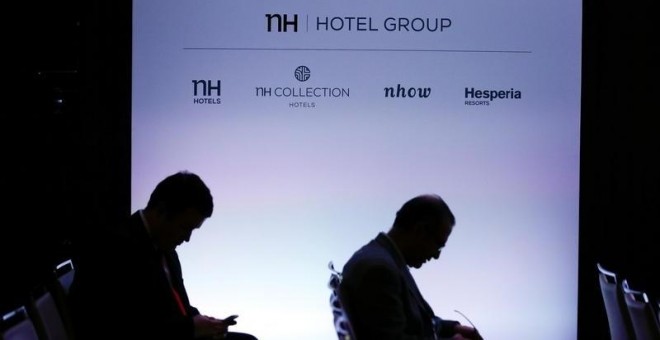 Accionistas en la última junta de NH Hotel Group. REUTERS