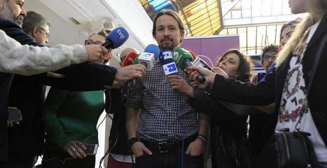 Pablo Iglesias, en una foto de archivo. / VÍCTOR LERENA (EFE)