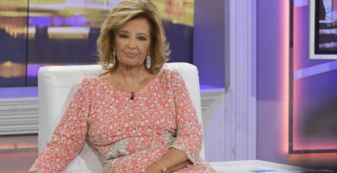 María Teresa Campos, durante un programa de '¡Qué tiempo tan feliz!'.