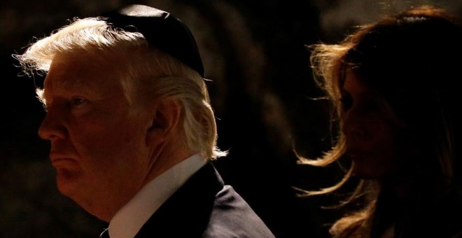 Trump, durante su visita a Jerusalén este miércoles. REUTERS/Jonathan Ernst