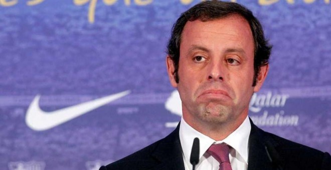 El expresidente del Barcelona Sandro Rosell. EFE