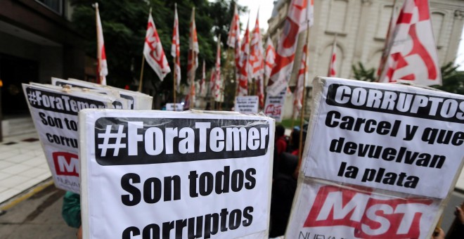 Manifestación en Brasilia contra Temer / REUTERS