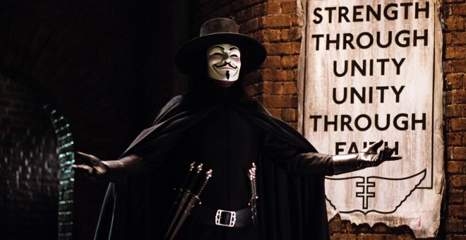 Escena de 'V de Vendetta' (2006)