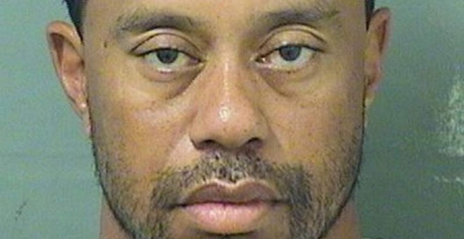 Foto de la ficha policial de Tiger Woods en la oficina del sheriff en Palm Beach, Miami (EEUU). | REUTERS