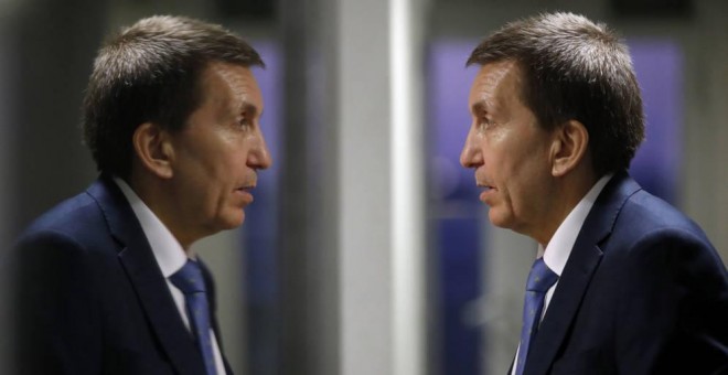 El fiscal jefe Anticorrupción, Manuel Moix, reflejado en un cristal. EFE/Archivo