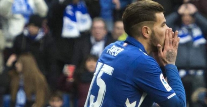 Theo Hernández, en un partido con el Alavés. EFE/Archivo.