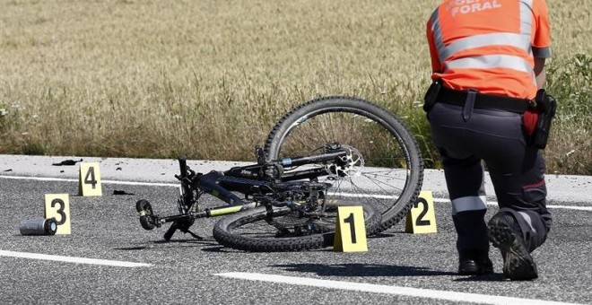 En lo que va de año han muerto 21 ciclistas en vías interurbanas. - EFE