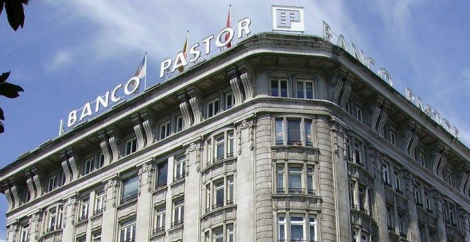 La sede del Banco Pastor en A Coruña. E.P.