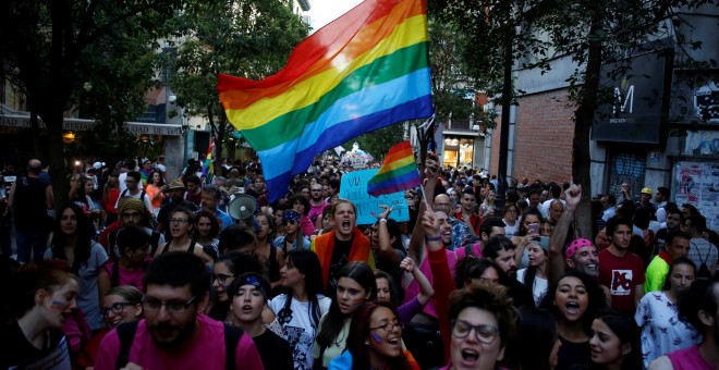 Manifestación organizada por Orgullo Critico Madrid. - REUTERS