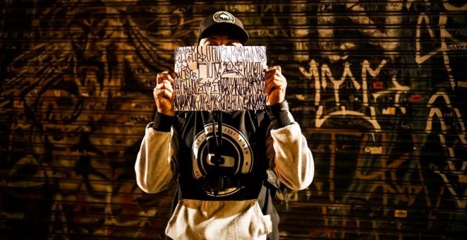 Un pixador o grafitero de Sao Paulo. / REPORTAJE GRÁFICO: NACHO DOCE (REUTERS)