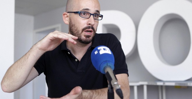 El responsable económico de Podemos, Nacho Álvarez. EFE/Isabel Muñoz Torres
