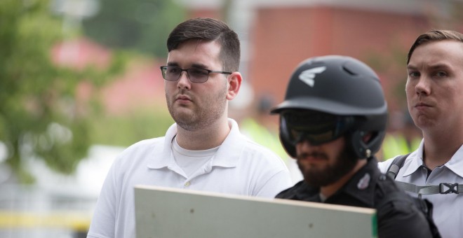 James Alex Fields tras ser arrestado por la Policía de EEUU. / REUTERS