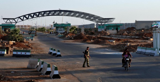 La frontera entre Siria y Jordania, en el cruce de Nasib de la provincia de Deraa / Alaa Al-Faqir - REUTERS