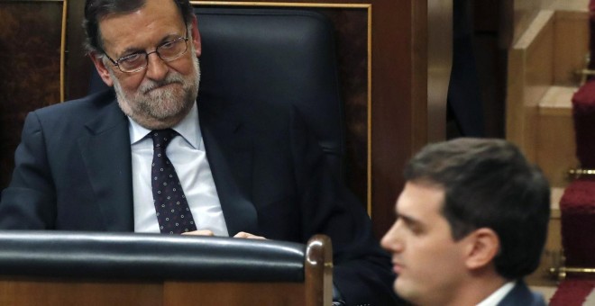 Rajoy y Rivera. EFE