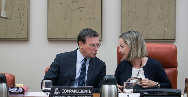 José María Viñals durante su comparecencia en el Congreso este jueves, 7 de septiembre. CONGRESO DE LOS DIPUTADOS