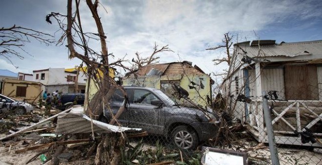 Vista de las secuelas del huracán Irma en la isla de San Martín en el Caribe / REUTERS