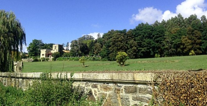 Vistas de los jardines del pazo de Meirás. / J.O