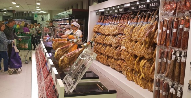 Imagen del nuevo supermercado Mercadona en Logroño. E.P.