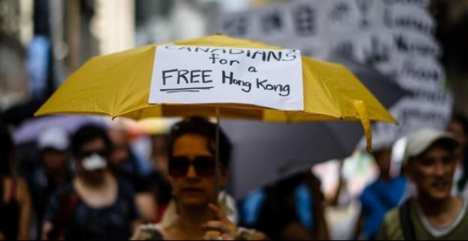 Imagen de archivo de manifestaciones pidiendo la libertad en Hong Kong / EFE