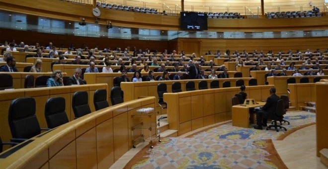 Imagen del Pleno del Senado. E.P.