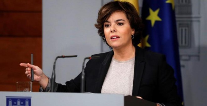 La vicepresidenta del Gobierno, Soraya Sáenz de Santamaría. - EFE