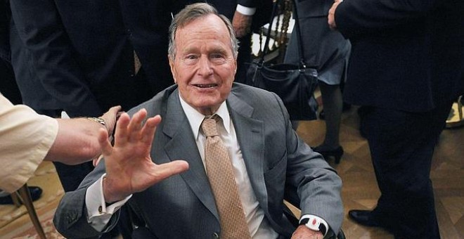 El expresidente de EEUU George Bush padre. AFP