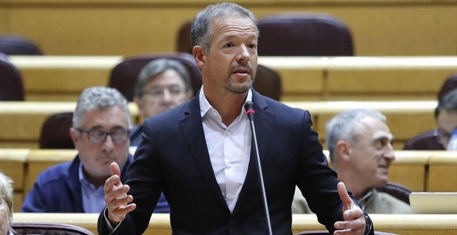 Ander Gil, portavoz del PSOE en el Senado. /EFE