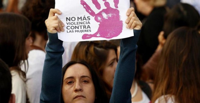 Manifestación contra la violencia machista. David Castro/EFE