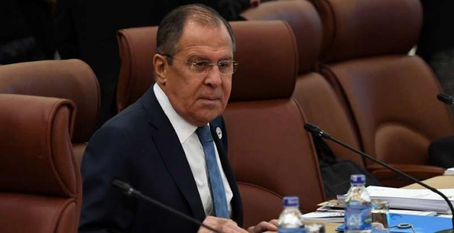 El ministro de Asuntos Exteriores ruso, Serguei Lavrov, en una imagen de hace uno días.| REUTERS