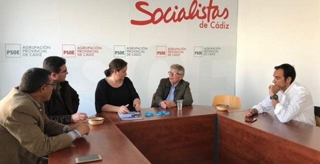 El senador socialista Francisco González Cabaña en una reunión. EUROPA PRESS/PSOE