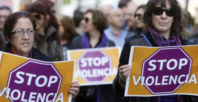 Manifestación contra la violencia machista / EFE