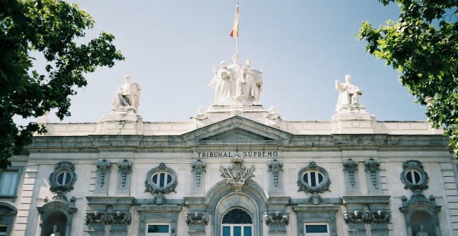 Fachada del Tribunal Supremo, en Madrid. E.P.