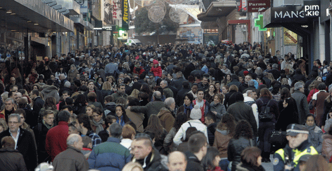 Calle Preciados (Madrid). /EFE