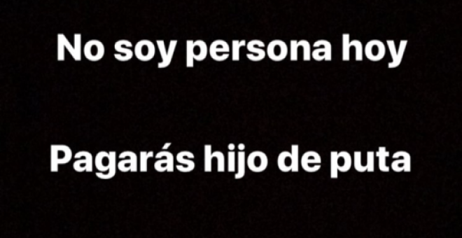 Texto publicado por la hermana de Diana Quer en su cuenta personal de Instagram