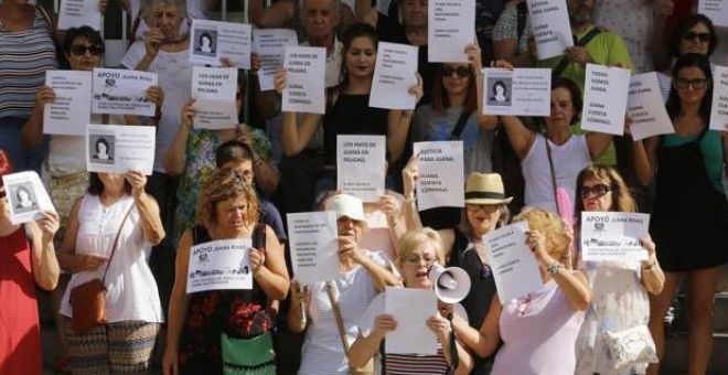 Manifestación de apoyo a Juana Rivas en Córdoba./ EFE
