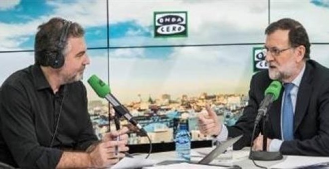 Mariano Rajoy en la entrevista de Onda Cero de esta miércoles