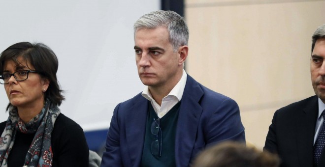 El ex número dos del PP valenciano, Ricardo Costa, en el banquillo del juicio de la Gürtel en la Audiencia Nacional. EFE
