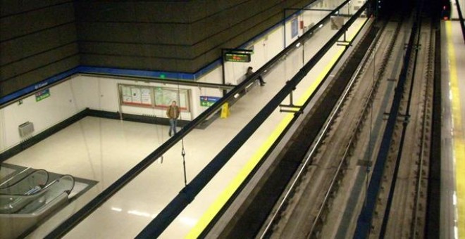 Estación de El Casar de la Línea 12 de Metro de Madrid. EUROPA PRESS