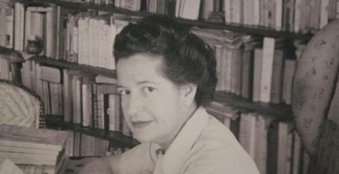 Carmen Conde, la primera mujer en la Real Academia Española.